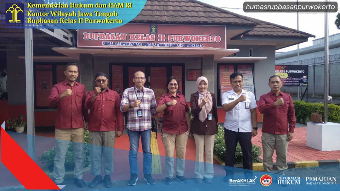 Silaturahmi dan Evaluasi Kerja: Kunjungan Kepala KPPN Purwokerto ke Rupbasan Purwokerto